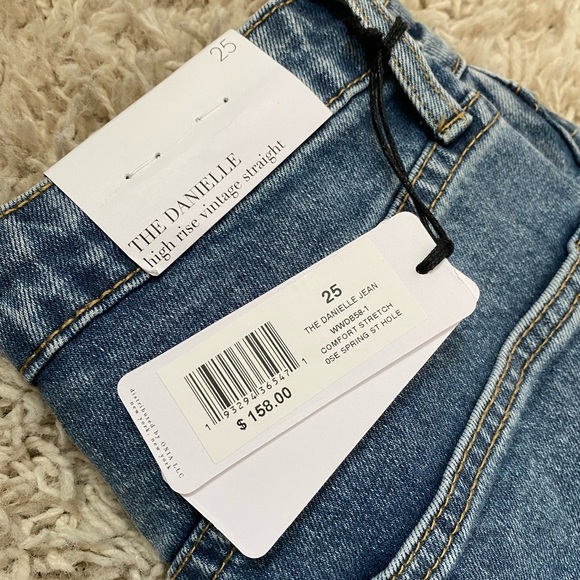 WE WORE WHAT DANIELLE JEANS high rise vintage straight size 25 - Picture 10 of 10